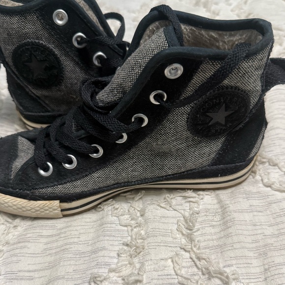 Converse Shoes - Converse Women’s High Top Elise Faux Fur Sneakers